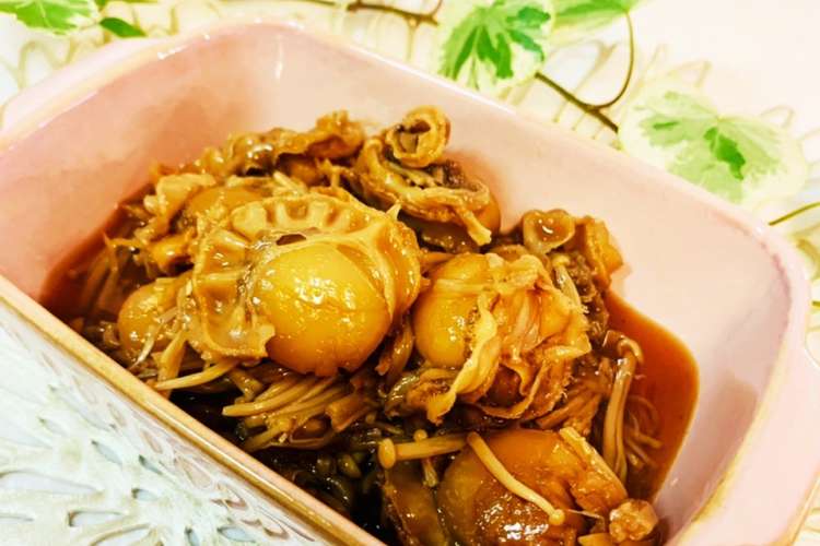 病み付き常備菜 ホタテとえのきの佃煮 レシピ 作り方 By なのちん クックパッド