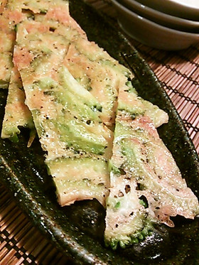 ゴーヤのチーズ焼き