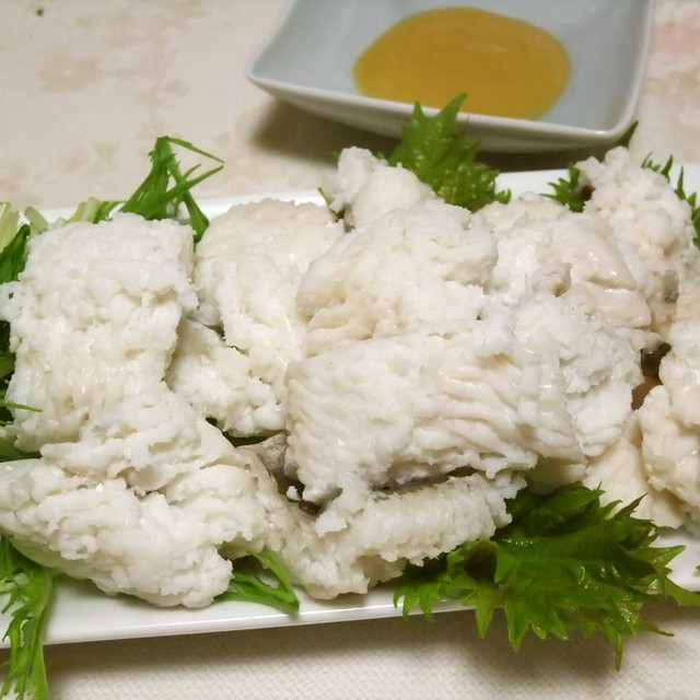 鱧の湯引き 辛子酢味噌で レシピ 作り方 By まっちぃなー クックパッド 簡単おいしいみんなのレシピが354万品 鱧の湯引き 辛子酢味噌で レシピ 作り方 By まっちぃなー クックパッド 簡単おいしいみんなのレシピが354万品