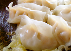 簡単&美味!塩麹入り 鶏胸の蒸し餃子