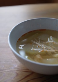 【薬膳レシピ】三鮮冬瓜スープ
