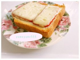 かんたんハムチーズトースト