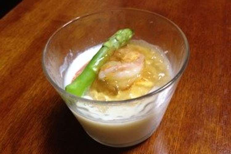 ジュレで美味しい 茶碗蒸し風豆乳プリン レシピ 作り方 By Ri Ba クックパッド 簡単おいしいみんなのレシピが360万品