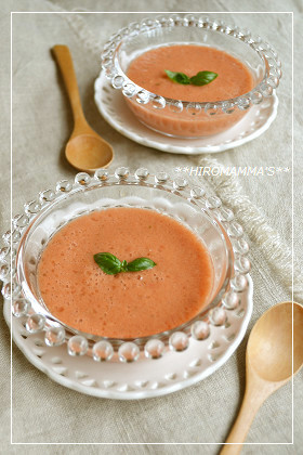 トマトの冷製スープの画像