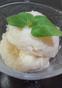 豆腐と塩麹で☆塩バニラアイスクリーム