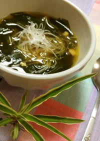 韓国料理❀ドラマでお馴染み・わかめスープ