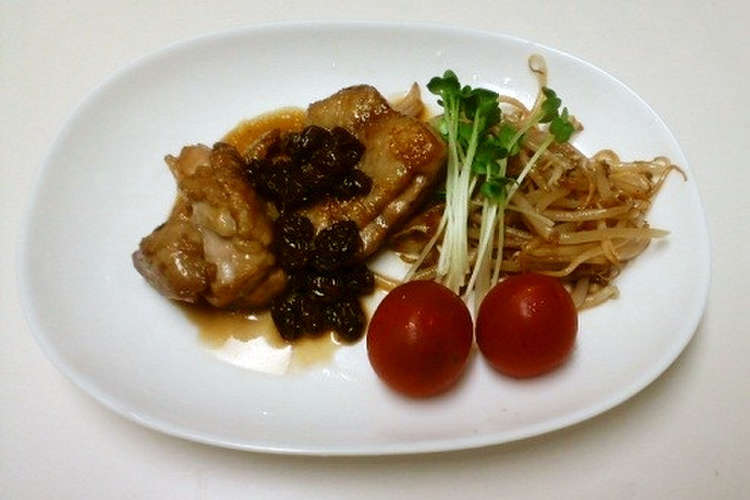 カリフォルニア レーズン風味チキンソテー レシピ 作り方 By 水紀しゃん クックパッド 簡単おいしいみんなのレシピが360万品