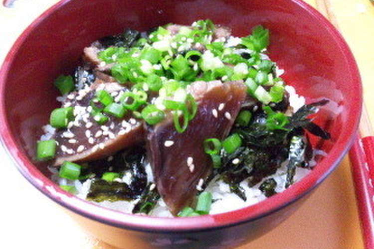 カツオのガーリック漬け丼 レシピ 作り方 By みかるxxx クックパッド 簡単おいしいみんなのレシピが352万品