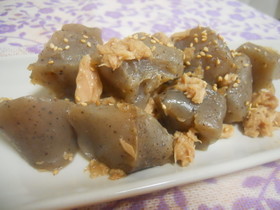 簡単☆こんにゃくとツナ煮