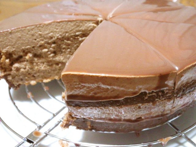 ピカピカ♢簡単チョコムースケーキ♡の画像