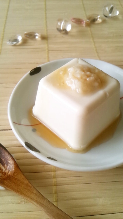 豆腐にかけて★メープル塩麹の写真