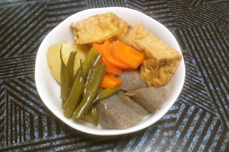 厚揚げとじゃがいもとこんにゃくの煮物 レシピ 作り方 By Miyucyann クックパッド 簡単おいしいみんなのレシピが354万品