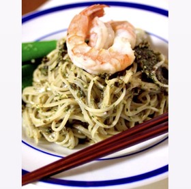 ミネラルたっぷり海苔と大葉のジェノベーゼ