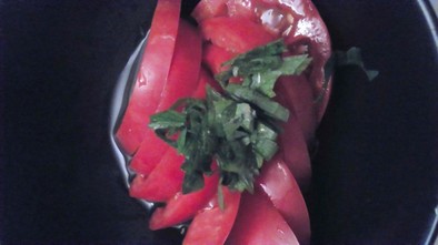 簡単トマトサラダの写真