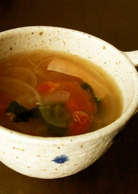 夏向きの簡単で美味しいスープ