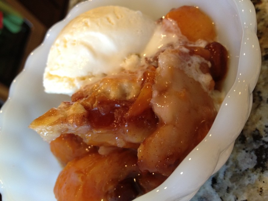 有名なデイブのピーチコブラーのレシピ