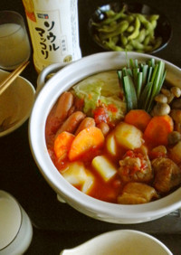 韓国風トマトチゲ鍋
