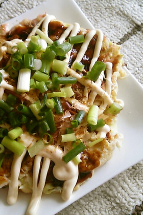 糖質制限 豆腐と長芋のフワフワお好み焼き
