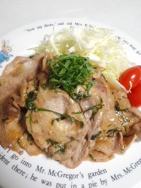 ご飯に合う!豚肉のシソ味噌焼き☆