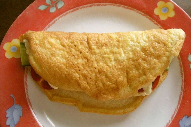 あまった卵白のふんわりランチ レシピ 作り方 By Raradesu クックパッド