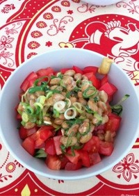 夏野菜納豆サラダ