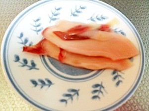 新生姜の甘酢漬けの画像