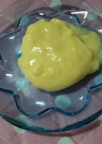 レンジで☆卵黄と豆乳のカスタードクリーム