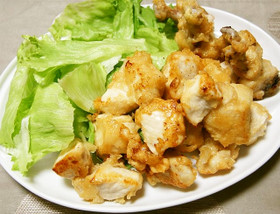 塩ヨーグルト漬け鶏胸肉のから揚げ