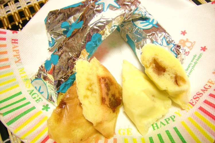 中身は何かな 簡単 ホイルケーキ レシピ 作り方 By ぐびぐびぷは クックパッド