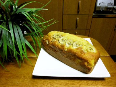 くるみバナナパウンドケーキの写真