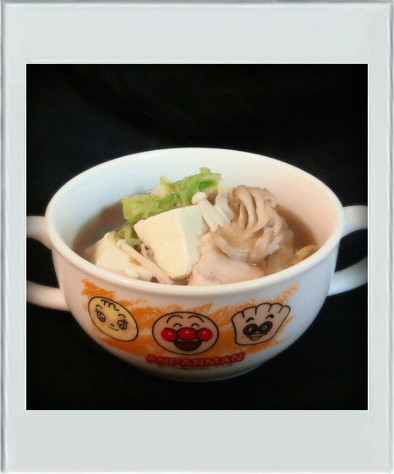 ■糖質制限■白菜豆腐きのこ簡単うま煮鍋秋の写真