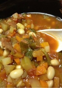 食べるミネストローネ風スープ