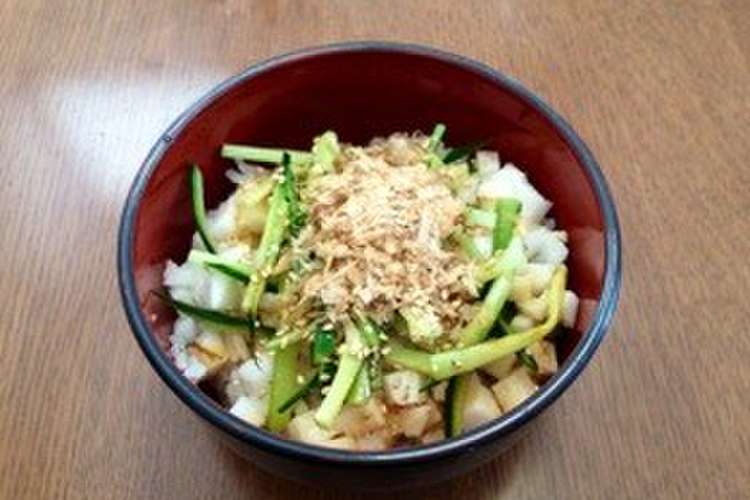 即席簡単さっぱり丼 レシピ 作り方 By とっとことっこ クックパッド 簡単おいしいみんなのレシピが351万品