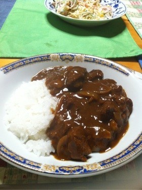 昆布水を使ってビーフカレー大好評♪