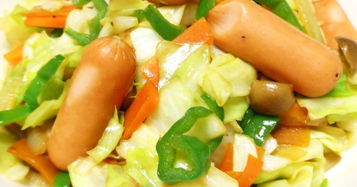 【みんなが作ってる】 ウインナー入り野菜炒めのレシピ 【クックパッド】 簡単おいしいみんなのレシピが320万品