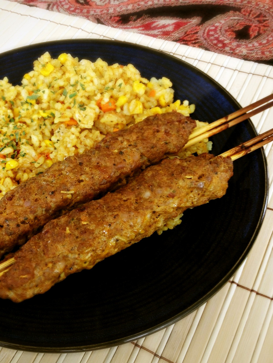 パイナップル入りポークケバブのレシピ