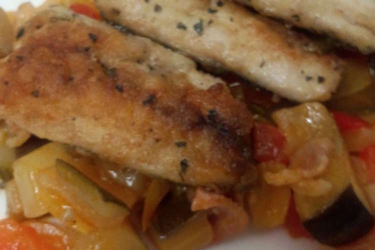 いわしのムニエル 夏野菜ソース添え レシピ 作り方 By きょう0286 クックパッド 簡単おいしいみんなのレシピが357万品