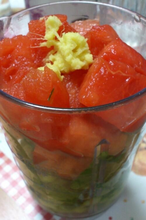 夏の小松菜ジュース♪の画像