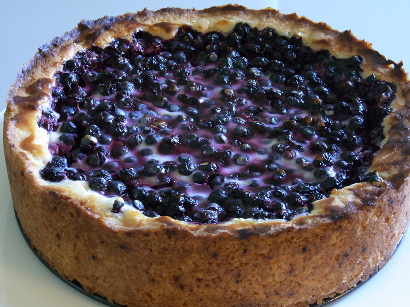 ブルーベリーピーチパイのレシピ