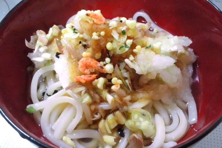 簡単 男のぶっかけおろしうどん レシピ 作り方 By ｋａｒｅｎｄｅｒ369 クックパッド