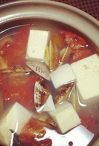 梅雨から夏用のスープ①浅蜊トマト
