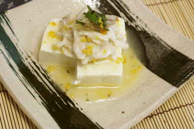 豆腐とささみのサラダの写真