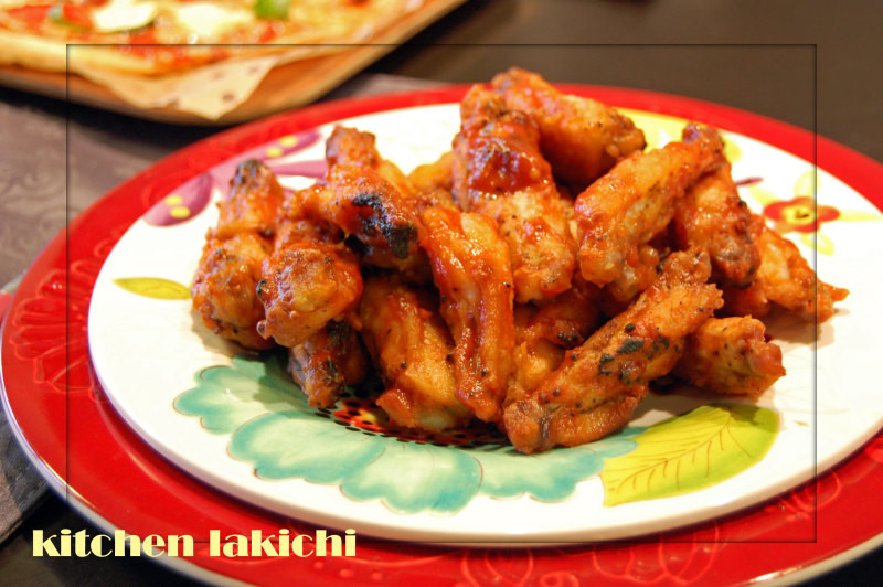 スロークッカーハニーバッファローチキンウィングのレシピ