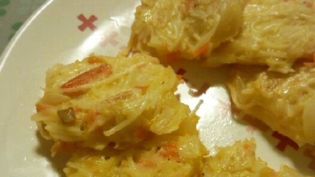 離乳食後期 完了期 素麺お好み焼き レシピ 作り方 By Saorinごましお クックパッド 簡単おいしいみんなのレシピが359万品
