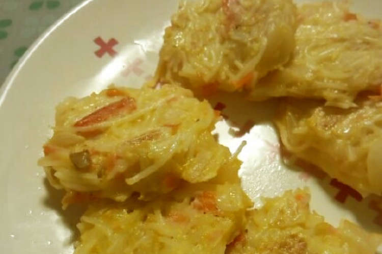 離乳食後期 完了期 素麺お好み焼き レシピ 作り方 By Saorinごましお クックパッド 簡単おいしいみんなのレシピが360万品