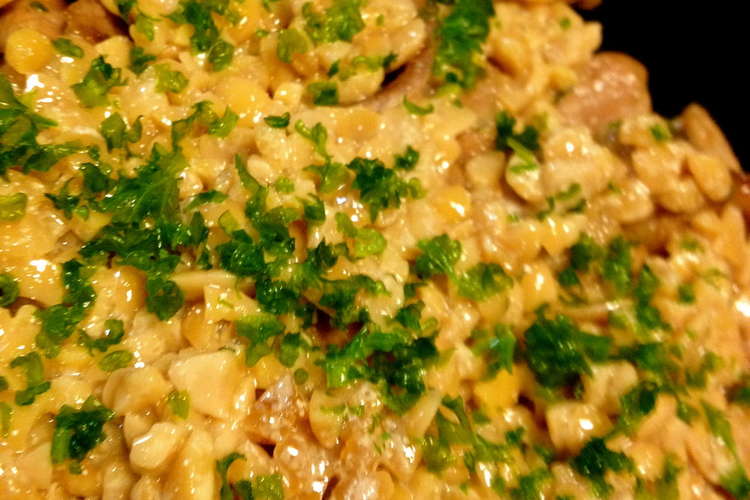 豚肉の簡単生姜焼き ひきわり納豆を乗せて レシピ 作り方 By ミキッチン398 クックパッド 簡単おいしいみんなのレシピが355万品