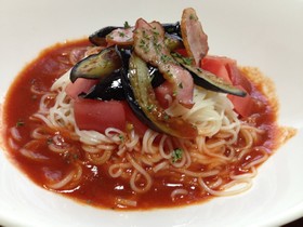 トマトジュースで簡単イタリアンそうめん