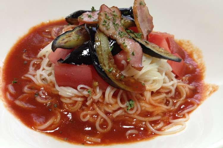 ジュース そうめん トマト