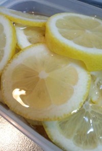 レモンのはちみつ漬け。