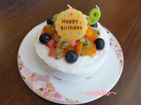 ワンコ(犬)のバースデーケーキ